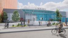 rednering of new Northwest Library