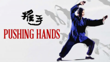 Cover photo for Pushing Hands shown on Kanopy