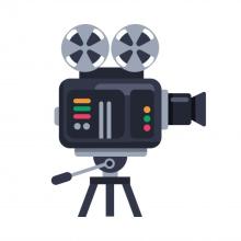 Image of a blank film reel