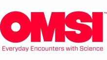 OMSI logo in red with the words 