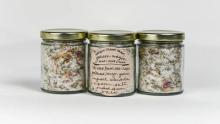 Photo of 3 jars of medicinal bath salts 