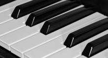Picture of a keys on a keyboard instrument