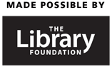 Logo for and link to The Library Foundation